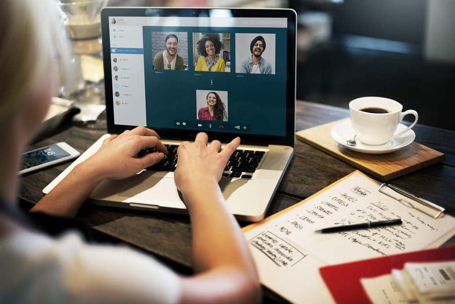 Healthcare PR and marketing agency specializing in health tech stays connected working from home 