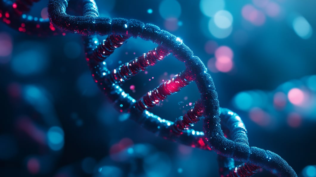 Walking the tight rope DNA double helix biotech messaging 