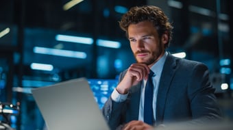  Healthcare marketing manager director of marketing cmo b2b health health tech biotech life sciences business man looking at healthcare content health tech content 