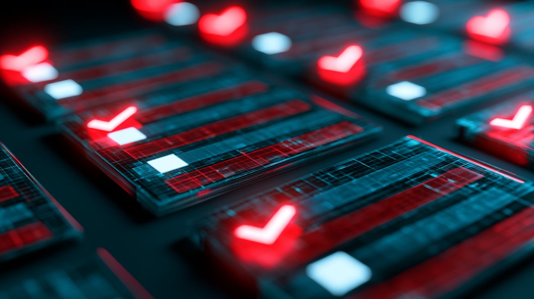 High tech futuristic checklist for healthcare biotech PR and marketing 