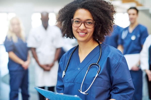 Black female doctor 