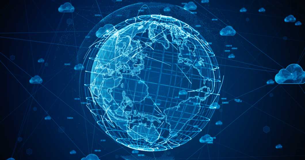 Healthcare PR and Marketing LinkedIn high tech network world graphic 