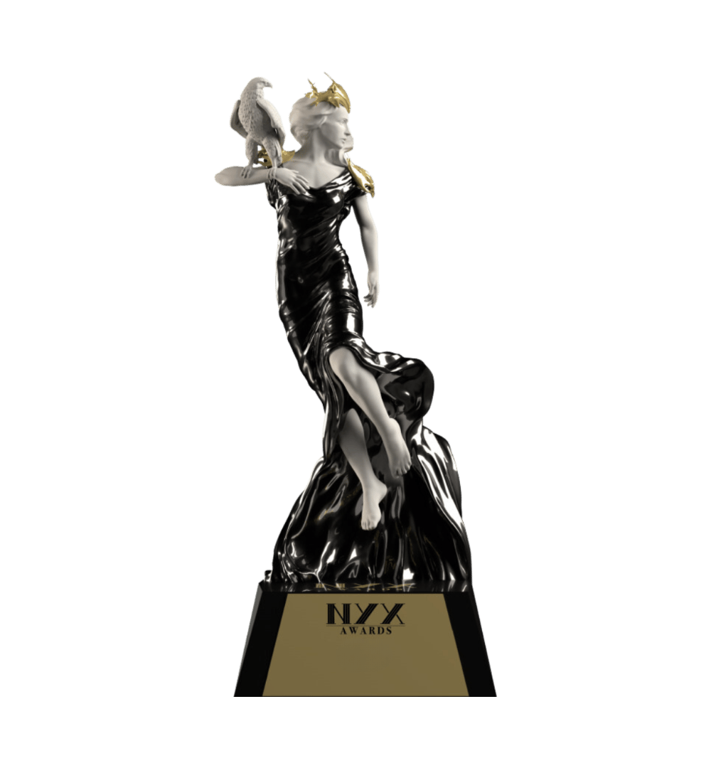 Nyx Marcom Awards trophy-1