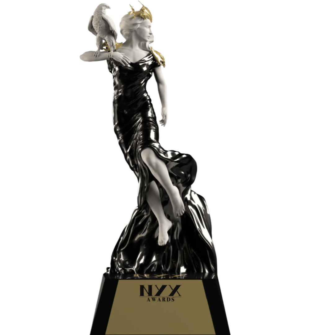 Nyx Marcom Awards trophy