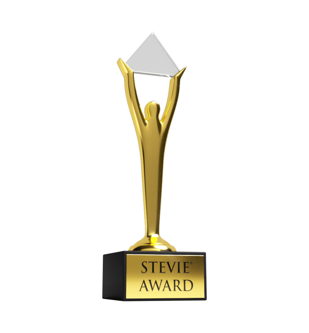 Stevie award trophy-2