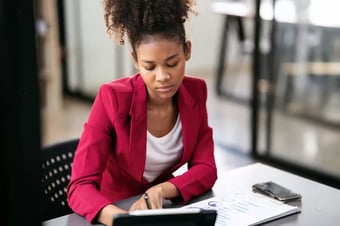  Professional woman working 