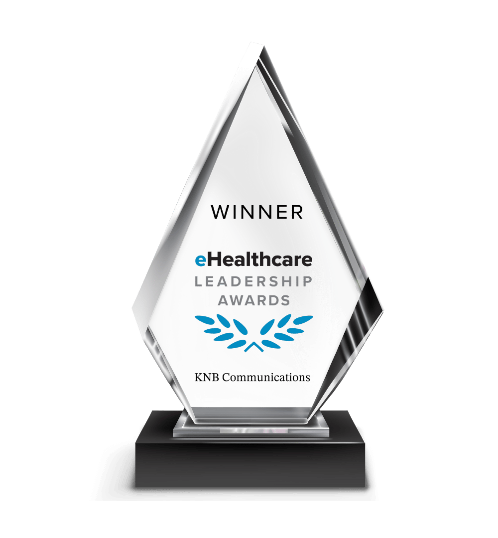 eHealthcare Leadership Award trophy-1