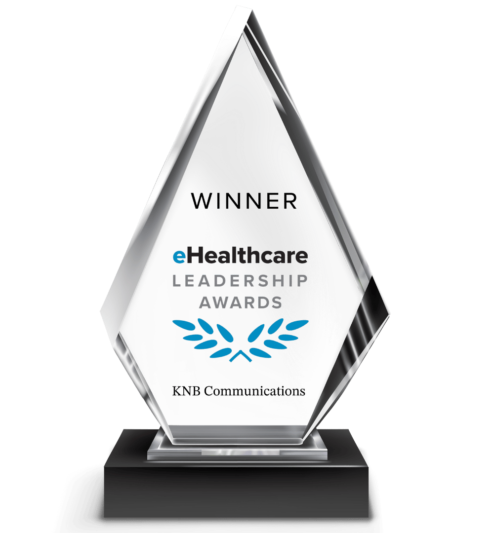 eHealthcare Leadership Award trophy