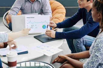  healthcare marketers discussing the latest trends in healthcare marketing 