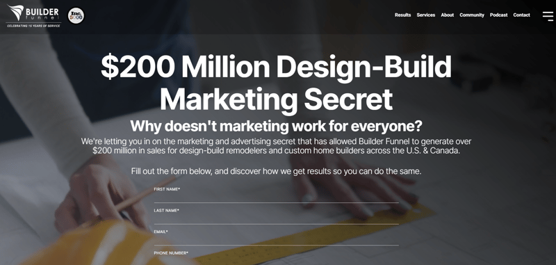 Builder Funnel