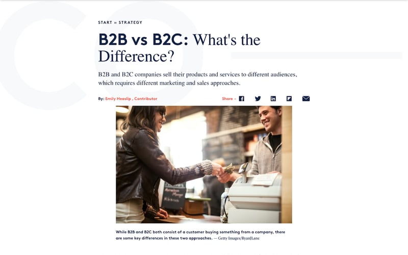 Breaking B2B