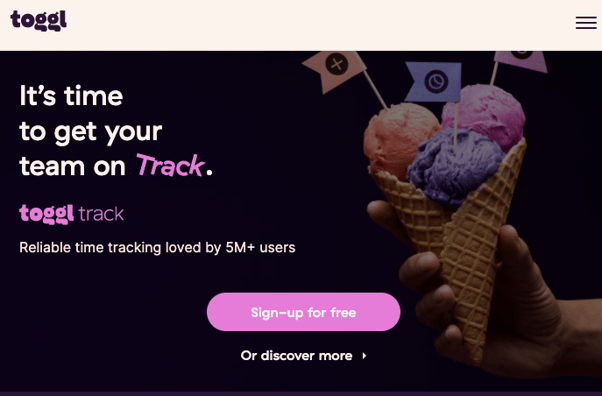 Landing pages for software marketing