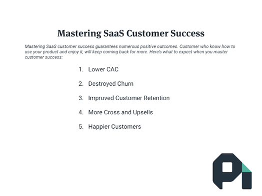 SaaS customer success best practices