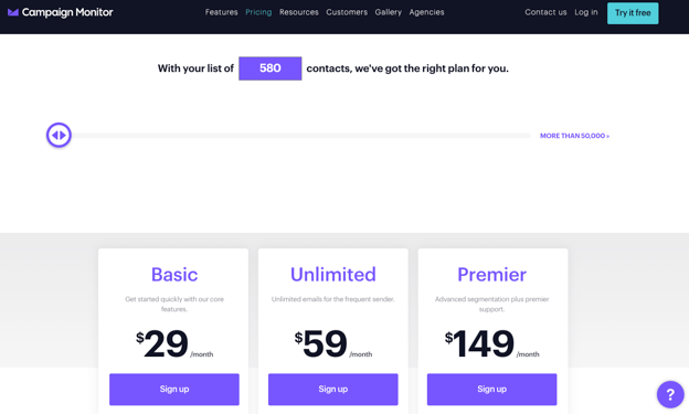 Usage based SaaS subscription pricing