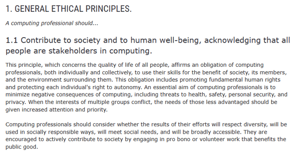 General Ethical Principles